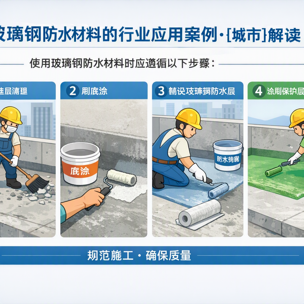 玻璃钢防水材料的行业应用案例,昌江解读